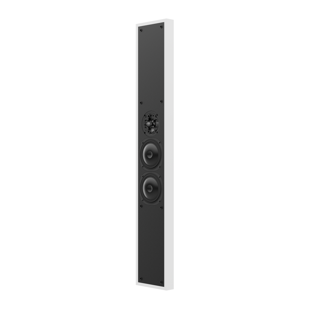 NC5QT-VTL Speaker Bar, Modern White, 45°