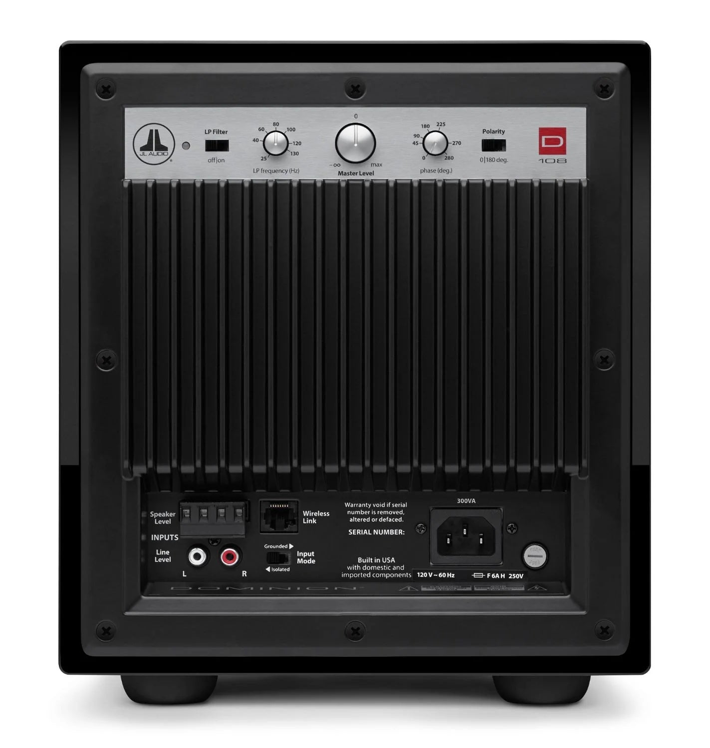 JL Audio Dominiom D108 8” Subwoofer