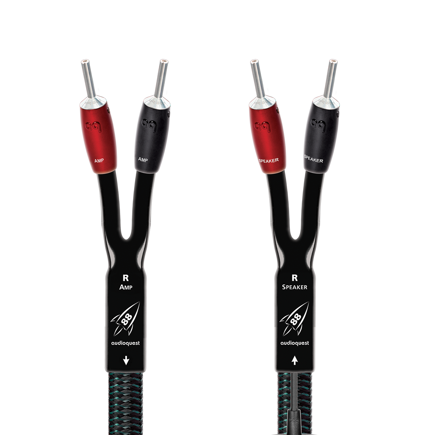 AudioQuest Rocket 88 Full-Range Speaker Cable w/ SureGrip 500 Connectors