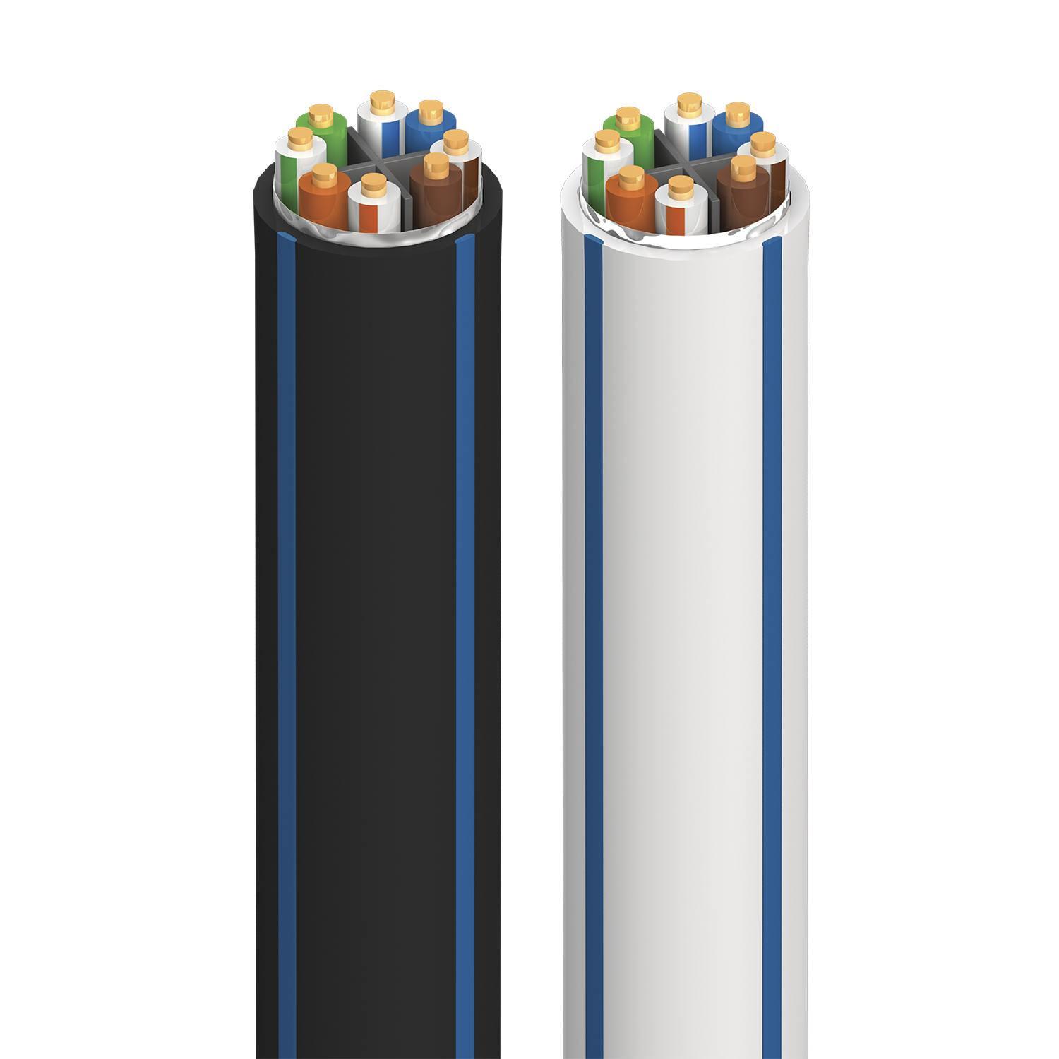 AudioQuest CAT 600 FMJ CL3/FT4 In-Wall Rated Bulk CAT6 RJ/E Ethernet Cable