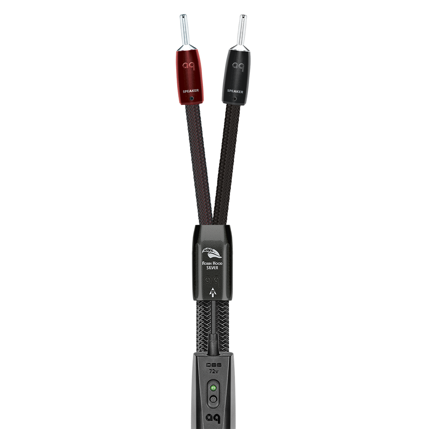 AudioQuest Robin Hood SILVER Speaker Cable w/ ZERO-Tech for Full-Range or Treble