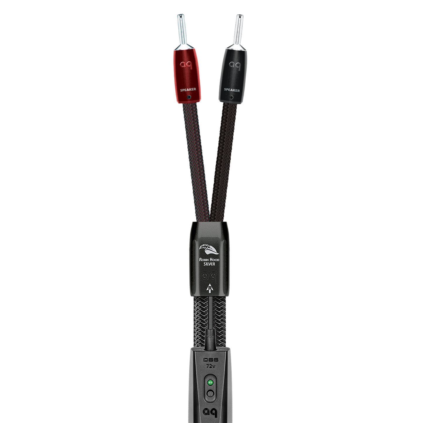 AudioQuest Robin Hood SILVER Speaker Cable w/ ZERO-Tech for Full-Range or Treble