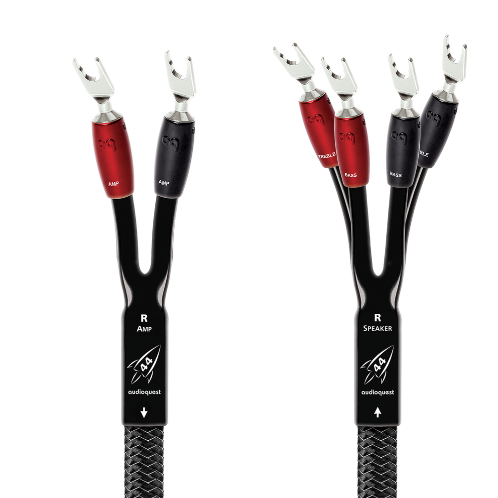 AudioQuest Rocket 44 Single BiWire Speaker Cable w/ SureGrip 500 Connectors