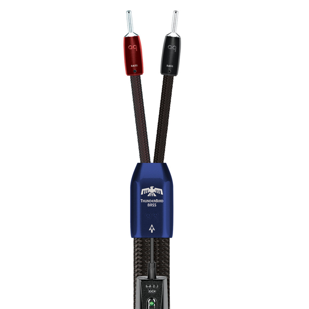 AudioQuest ThunderBird BASS Speaker Cable w/ ZERO-Tech and RF/ND-Tech for Midrange and Bass