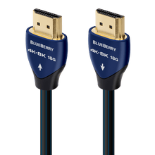 AudioQuest Blueberry 18 2.1 HDMI Cable - 4K/8K Ultra HD, In-Wall Rated, High-Speed, 18Gbps, HDR, eARC