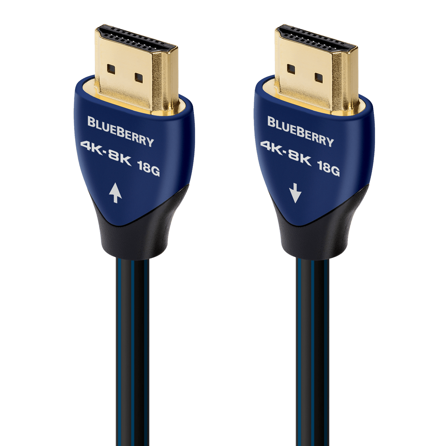 AudioQuest Blueberry 18 2.1 HDMI Cable - 4K/8K Ultra HD, In-Wall Rated, High-Speed, 18Gbps, HDR, eARC