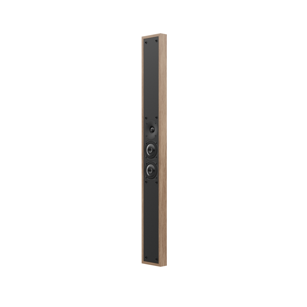 NC3-VTL Speaker Bar, Modern Teak, 45°, no grille
