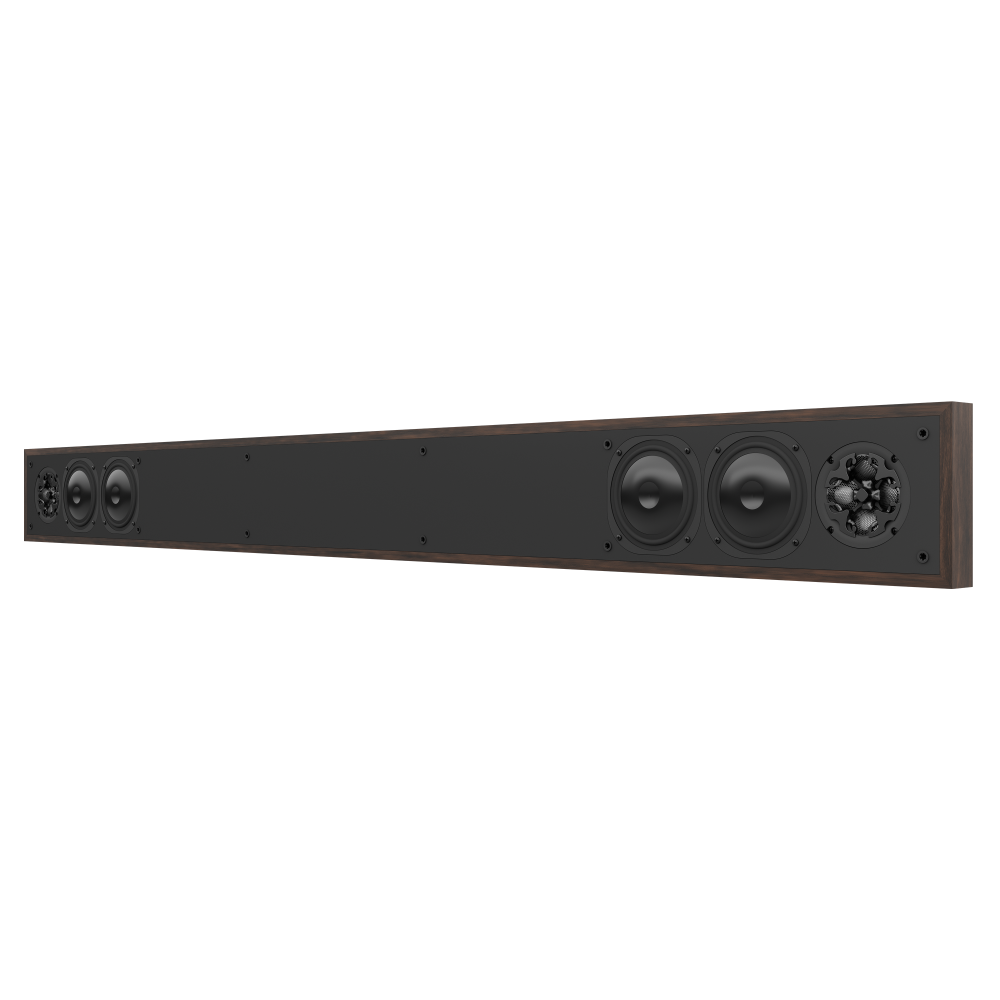 NC5QT-HTL Soundbar, Modern Brown, 45°, no grille