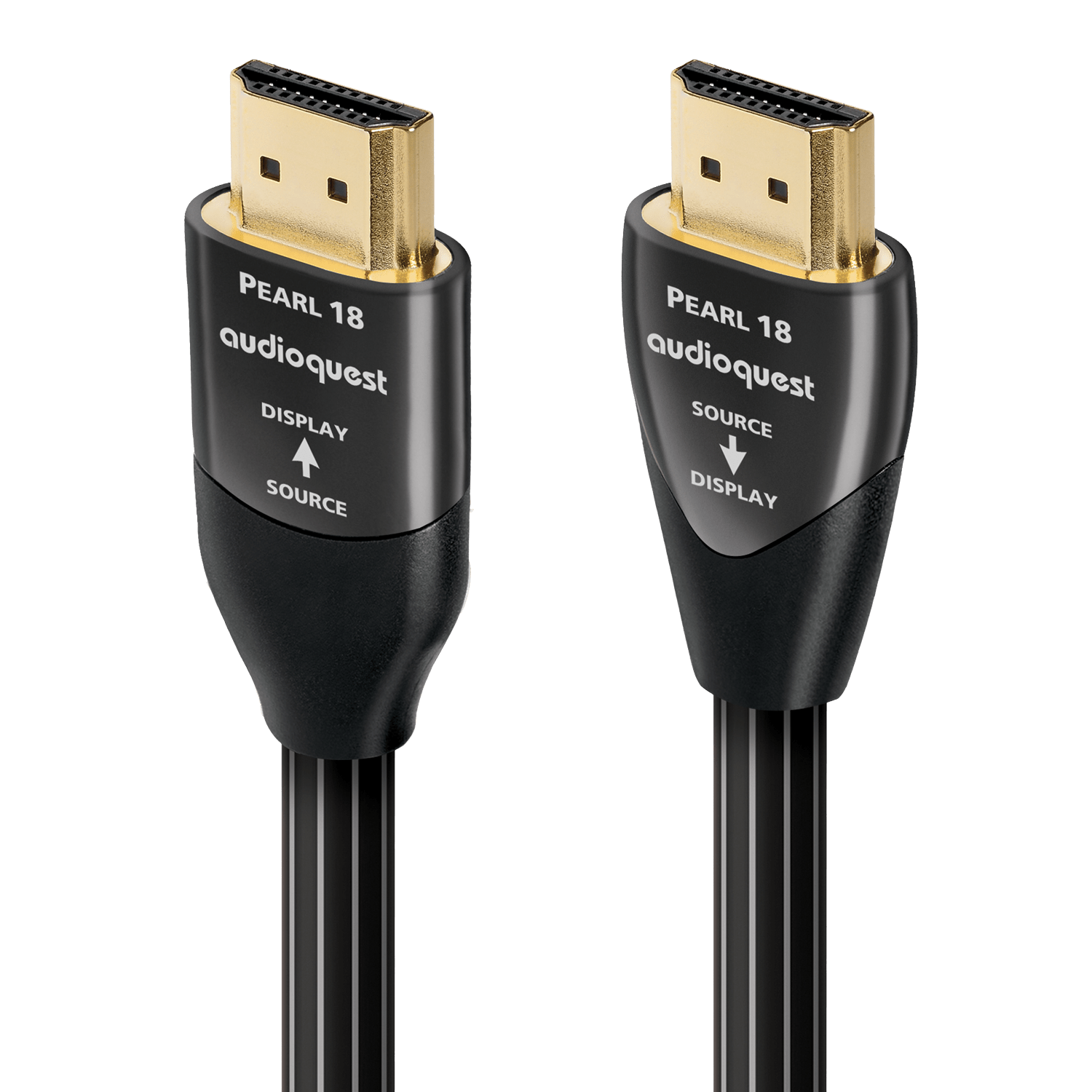 AudioQuest Pearl 18 2.0b HDMI Cable - 4K/8K Ultra HD, In-Wall Rated, High-Speed, 18Gbps, HDR, eARC