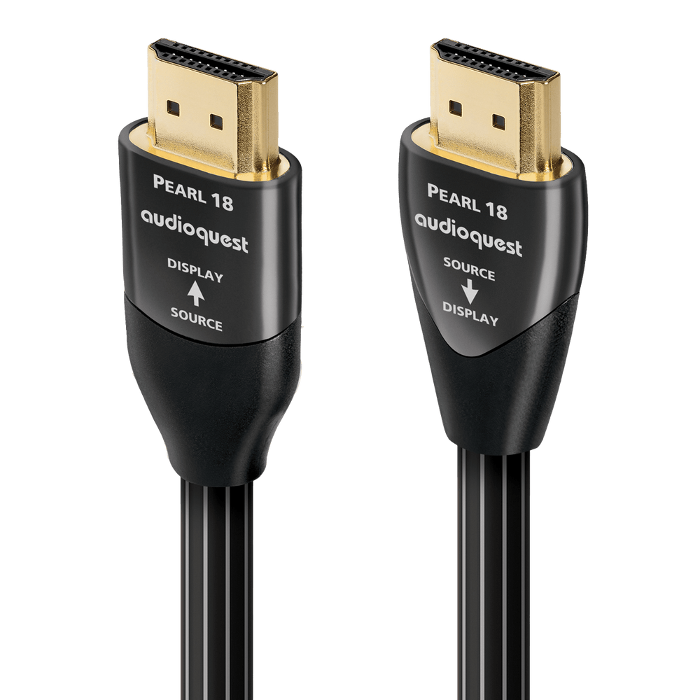 AudioQuest Pearl 18 2.0b HDMI Cable - 4K/8K Ultra HD, In-Wall Rated, High-Speed, 18Gbps, HDR, eARC