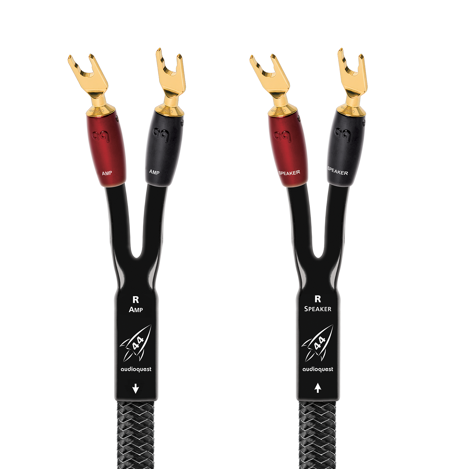 AudioQuest Rocket 44 Full-Range Speaker Cable w/ SureGrip 500 Connectors