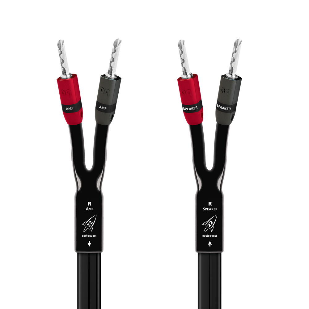 AudioQuest Rocket 22 Full-Range Speaker Cable w/ SureGrip 300 Connectors