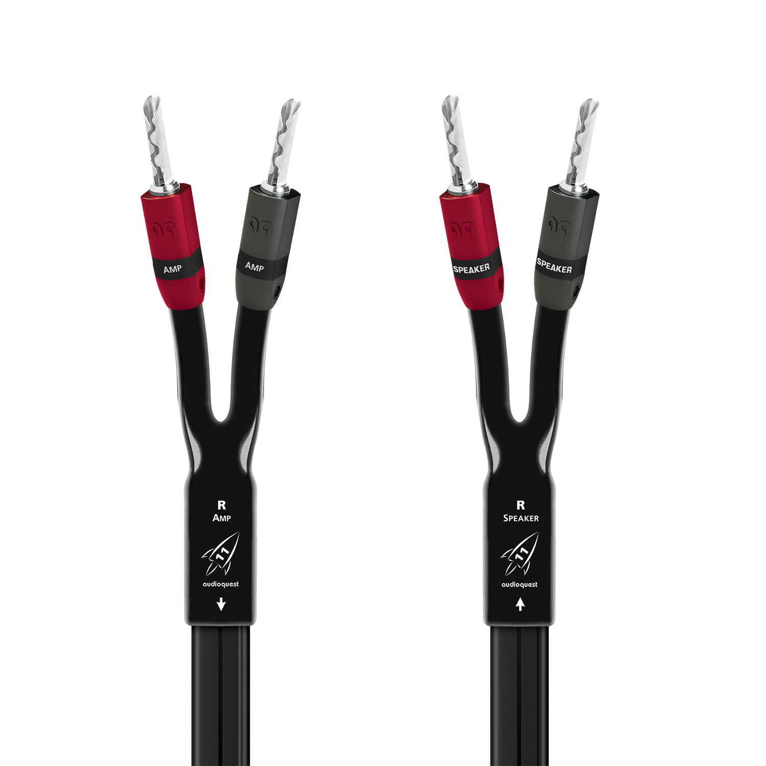 AudioQuest Rocket 11 Full-Range Speaker Cable w/ SureGrip 300 Connectors