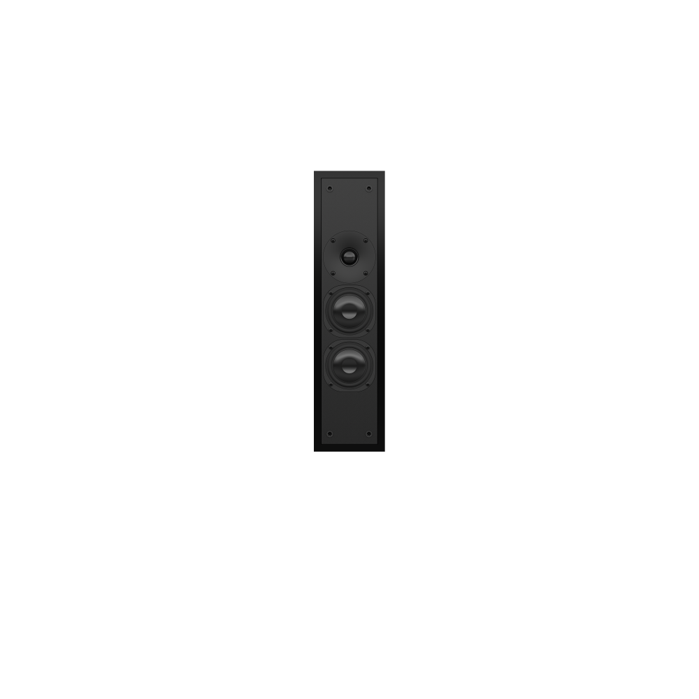 NC3 Speaker, Black, front, no grille