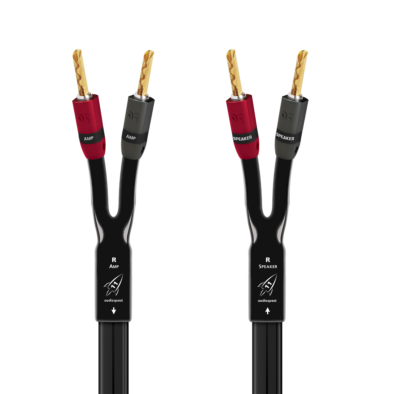 AudioQuest Rocket 11 Full-Range Speaker Cable w/ SureGrip 300 Connectors