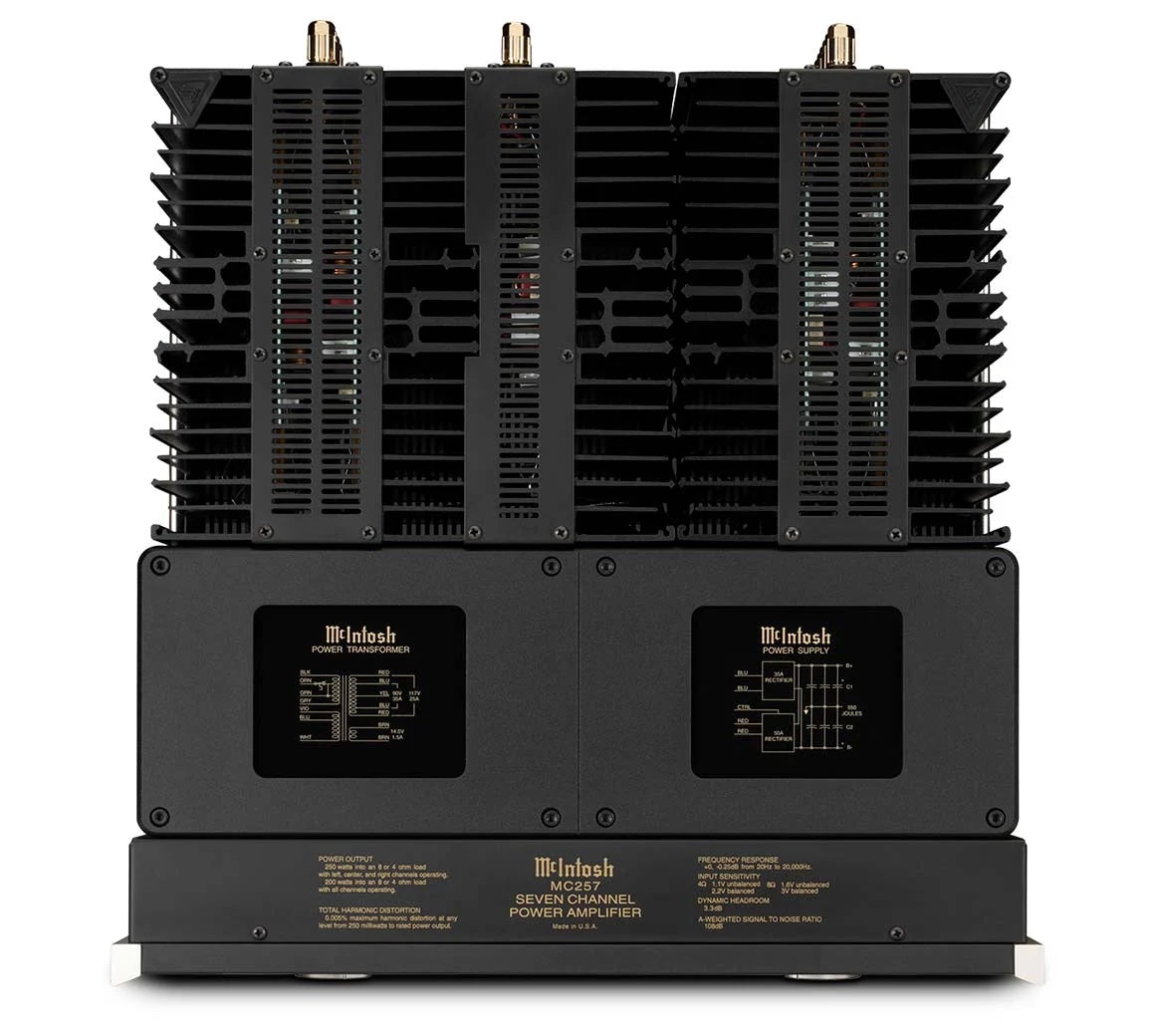 Mcintosh MC-257 7 X 200 Watts Power Amplifier