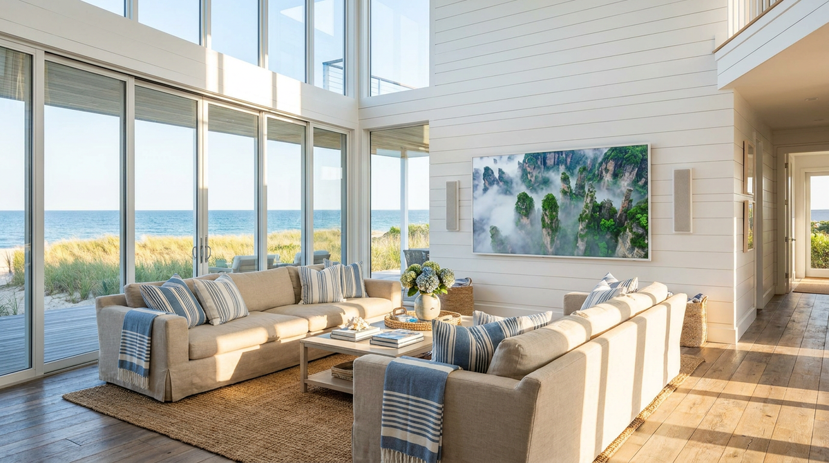 Coastal living room