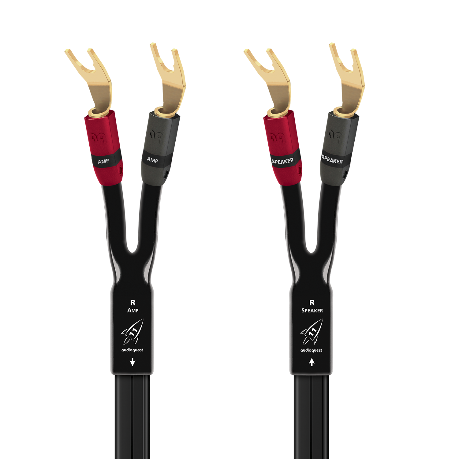 AudioQuest Rocket 11 Full-Range Speaker Cable w/ SureGrip 300 Connectors