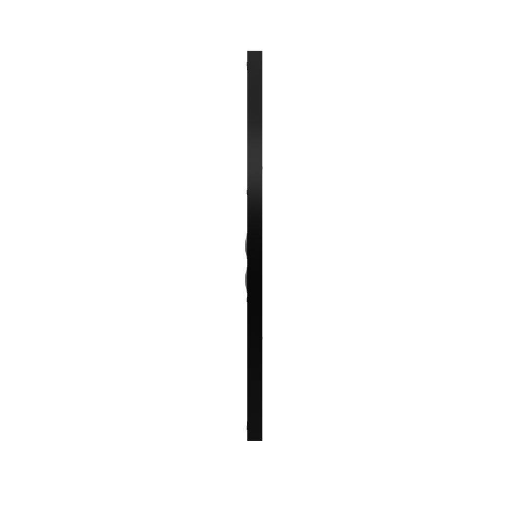 NC3-VTL Speaker Bar, Black, side, no grille