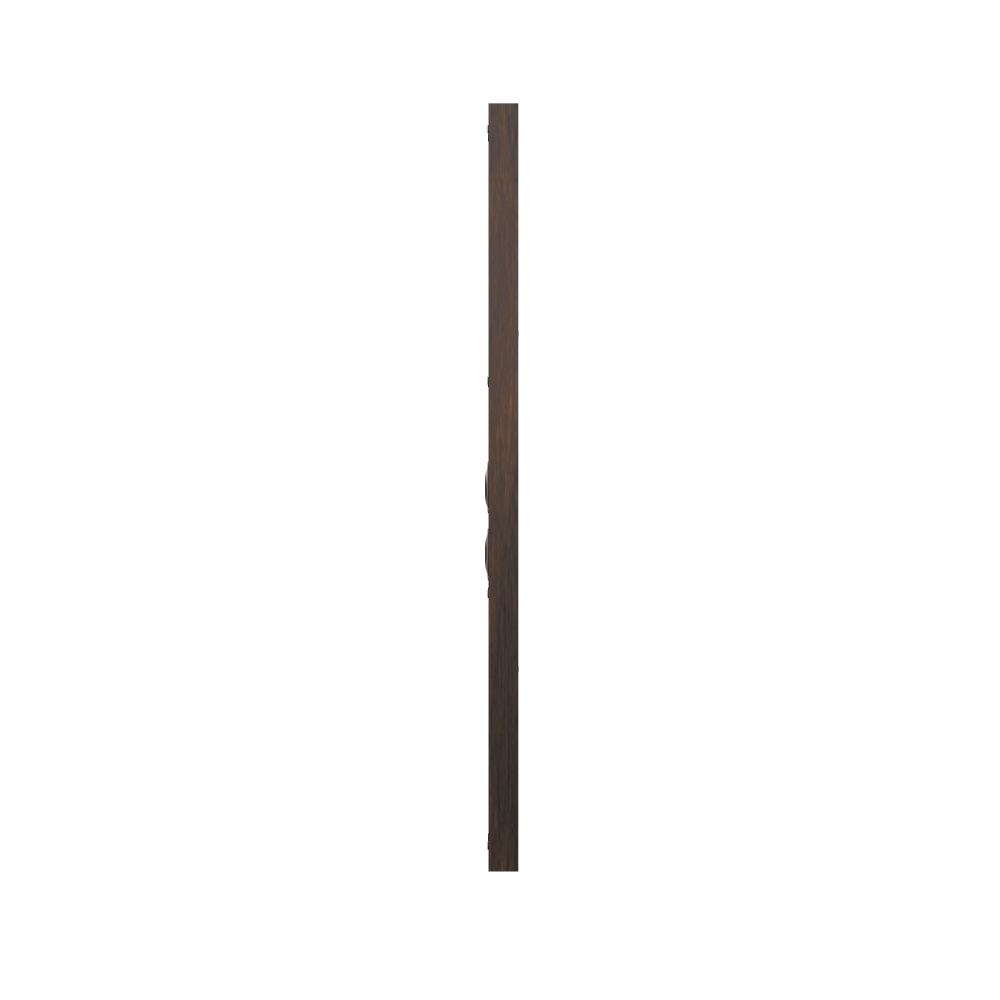 NC3-VTL Speaker Bar, Modern Brown, side, no grille