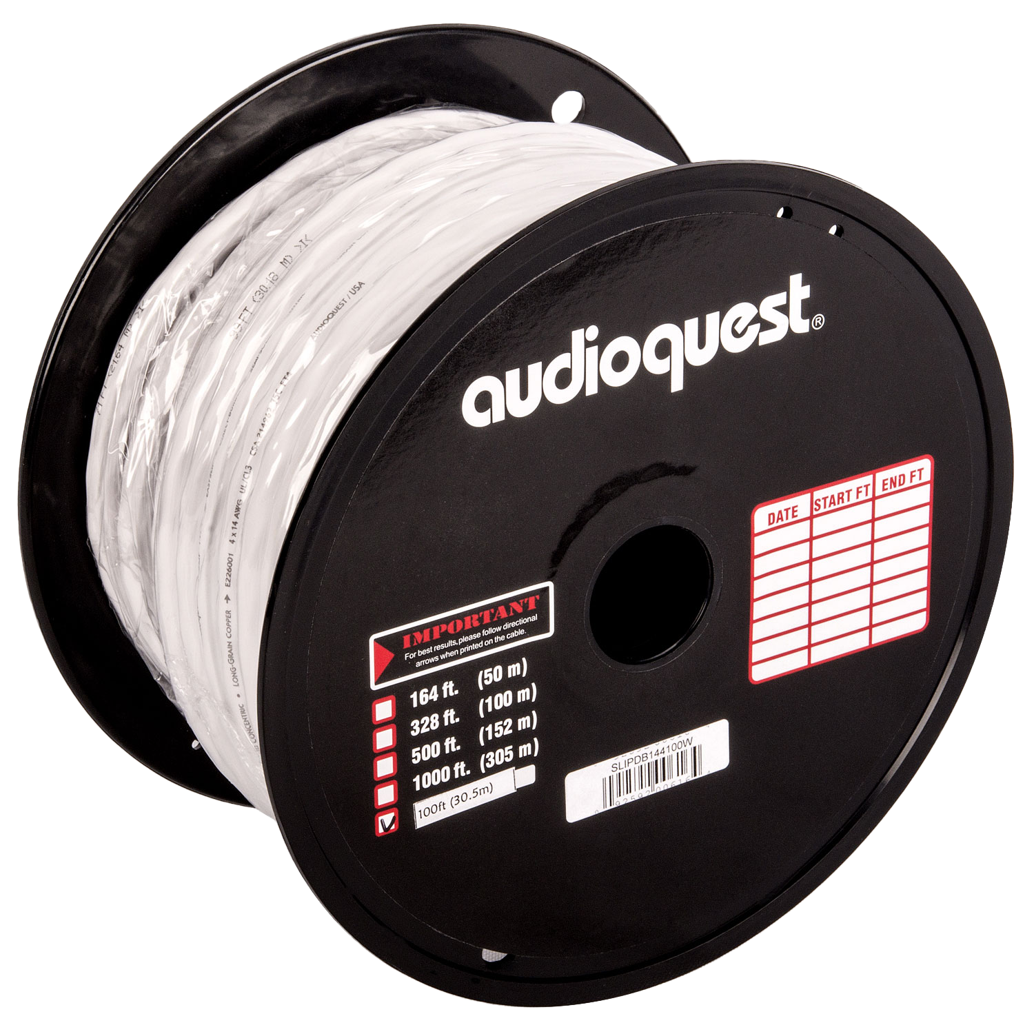 AudioQuest SLiP/DB-14/2 CL3/FT4 In-Wall & Direct Burial Rated Bulk Speaker Cable
