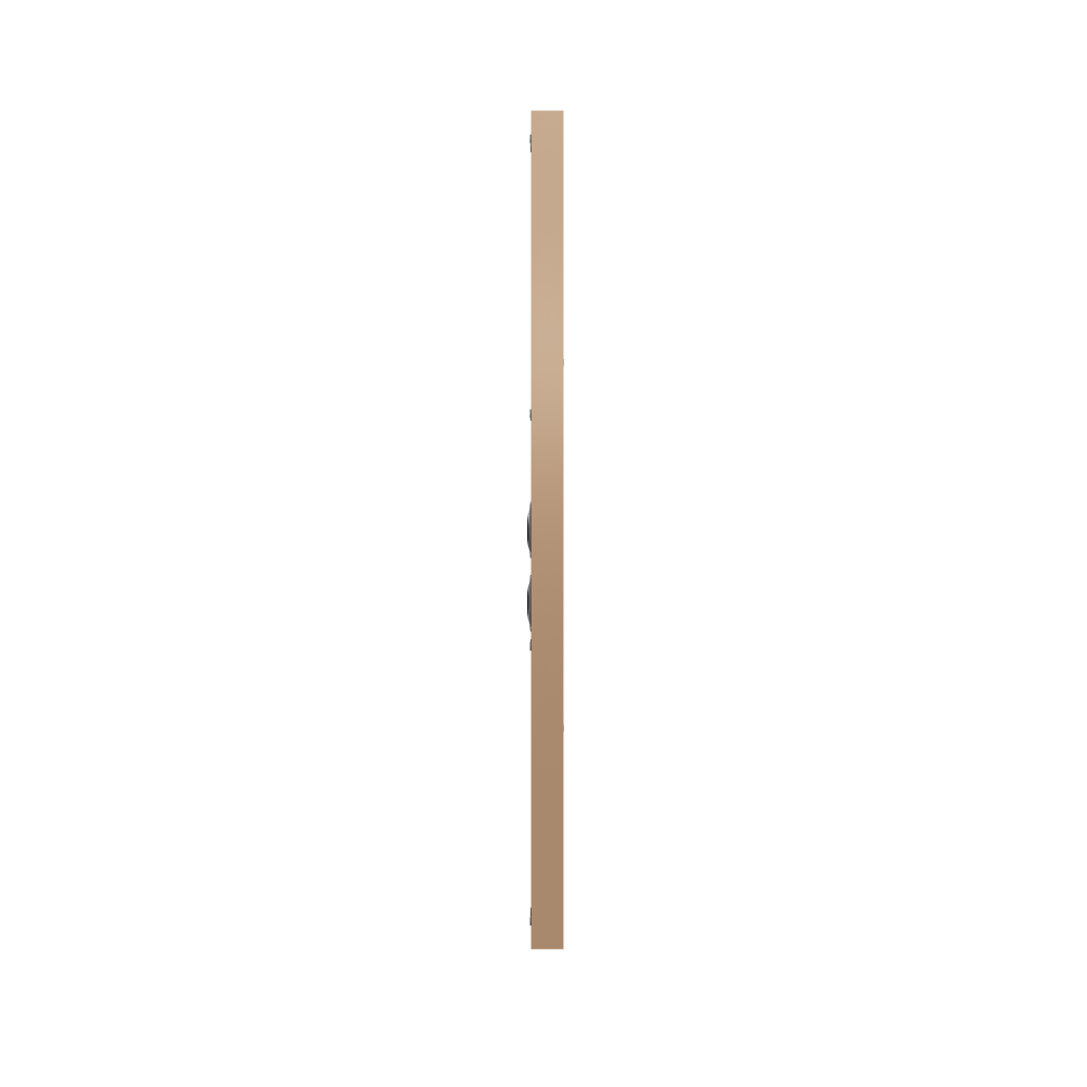 NC3-VTL Speaker Bar, Sand Gold, side, no grille