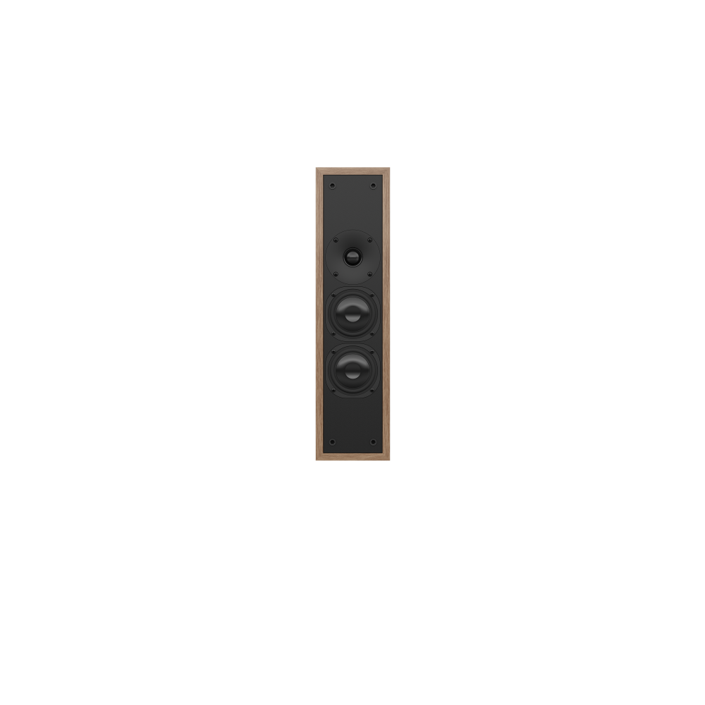 NC3 Speaker, Modern Teak, front