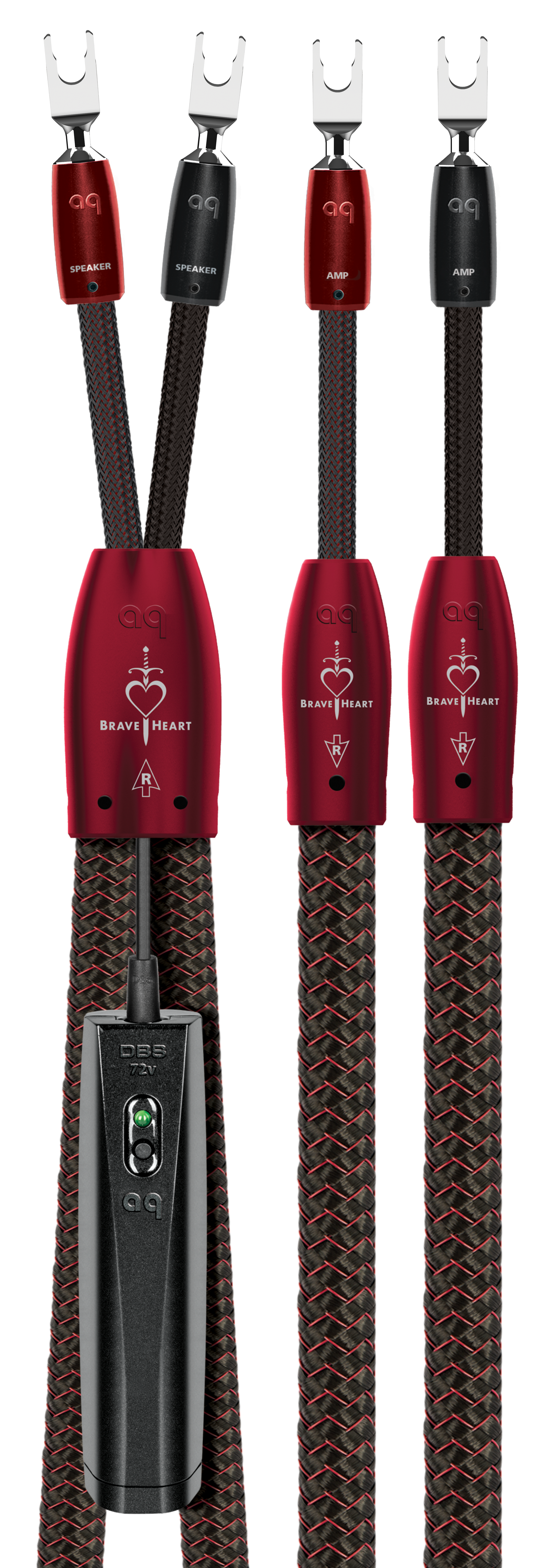 AudioQuest Brave Heart Full-Range ZERO-Tech Speaker Cable