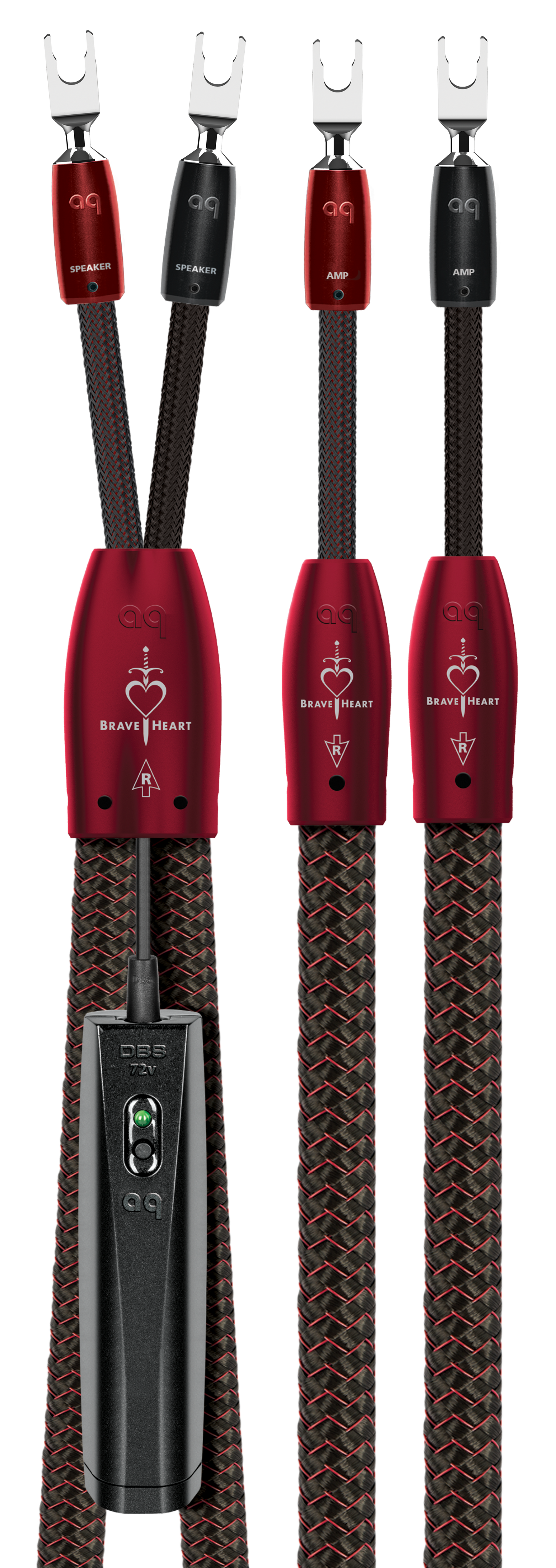 AudioQuest Brave Heart Full-Range ZERO-Tech Speaker Cable