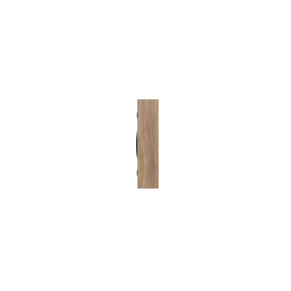 NC5QT-HTL Soundbar, Modern Teak, side, no grille