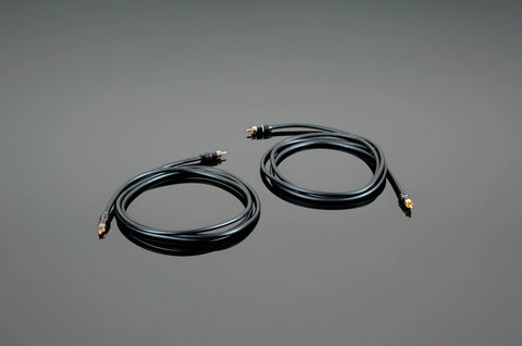Transparent Hardwired RCA Cable