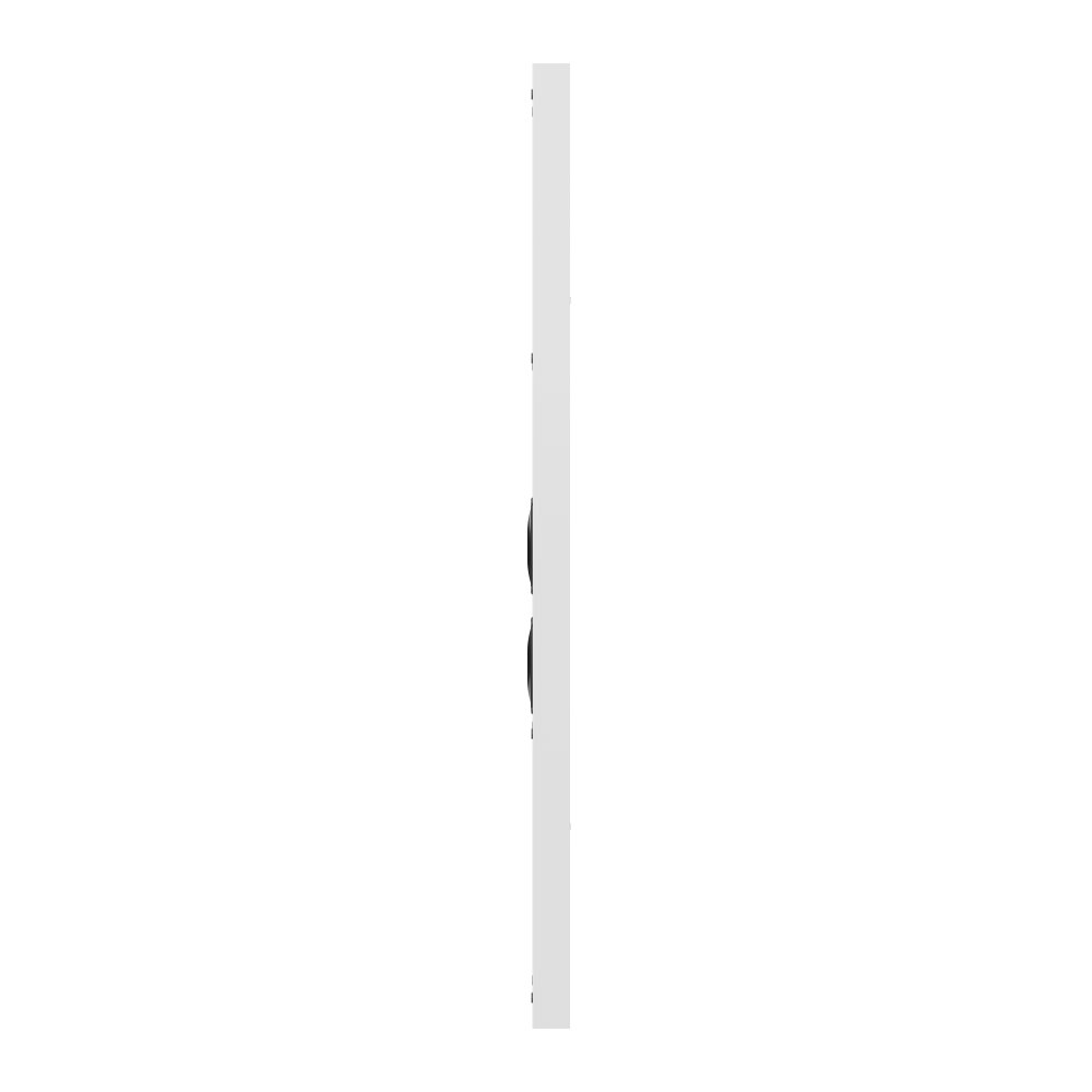 NC5QT-VTL Speaker Bar, Modern White, side