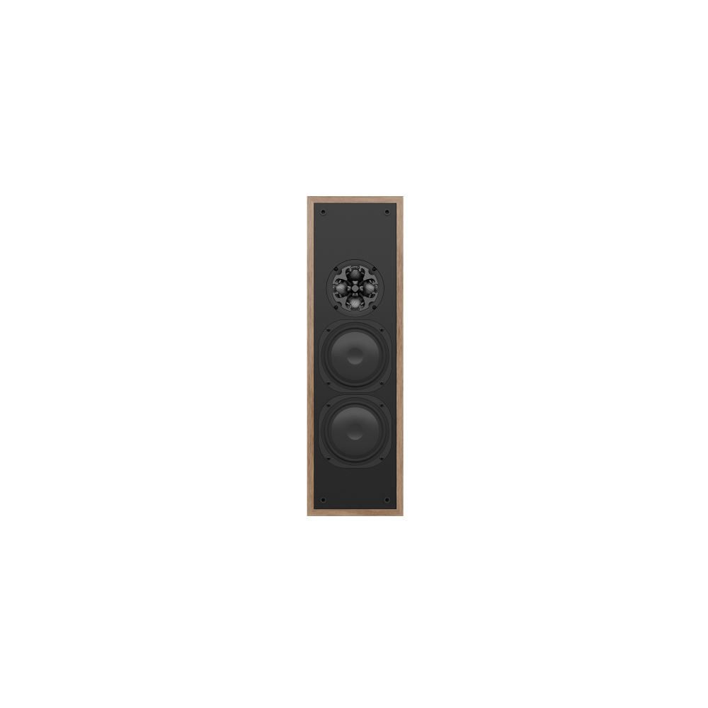 NC5QT Speaker, Modern Teak, front, no grille