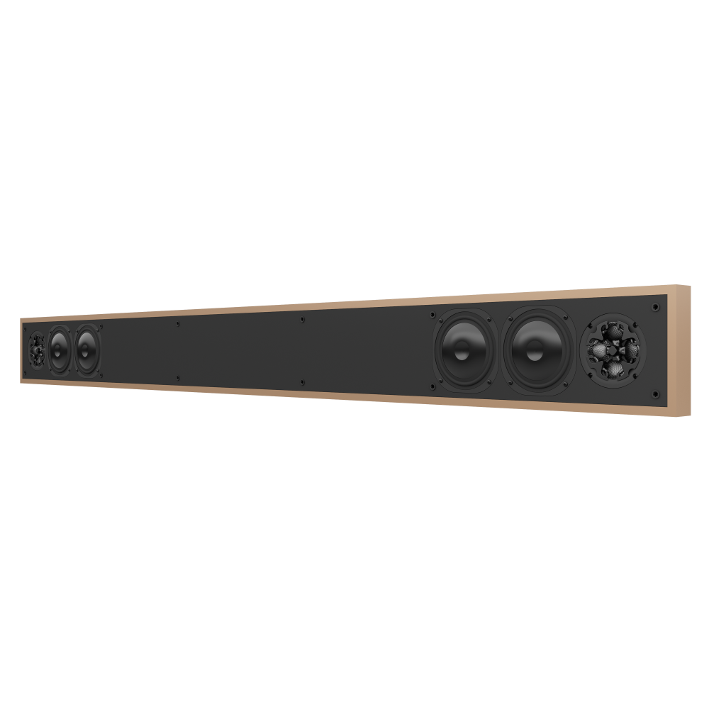 NC5QT-HTL Soundbar, Sand Gold, 45°, no grille