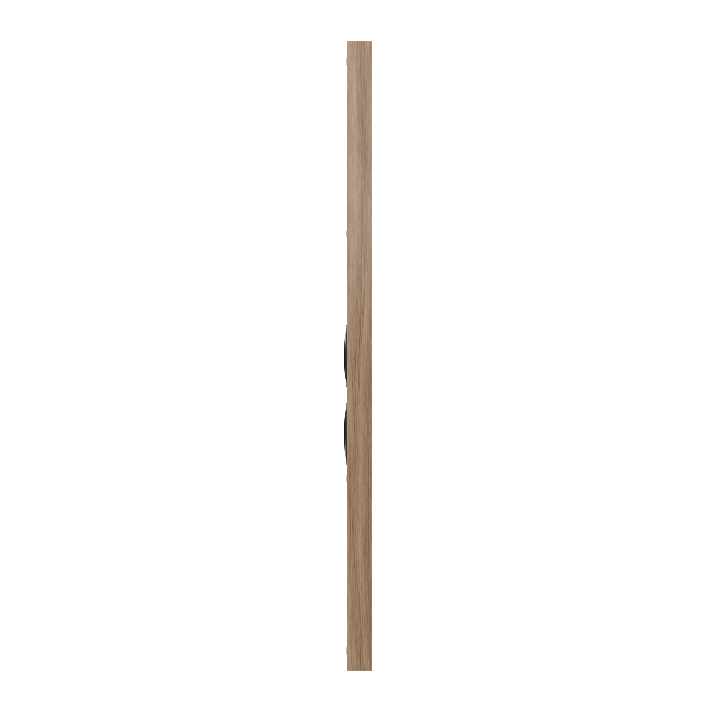 NC5QT-VTL Speaker Bar, Modern Teak, side