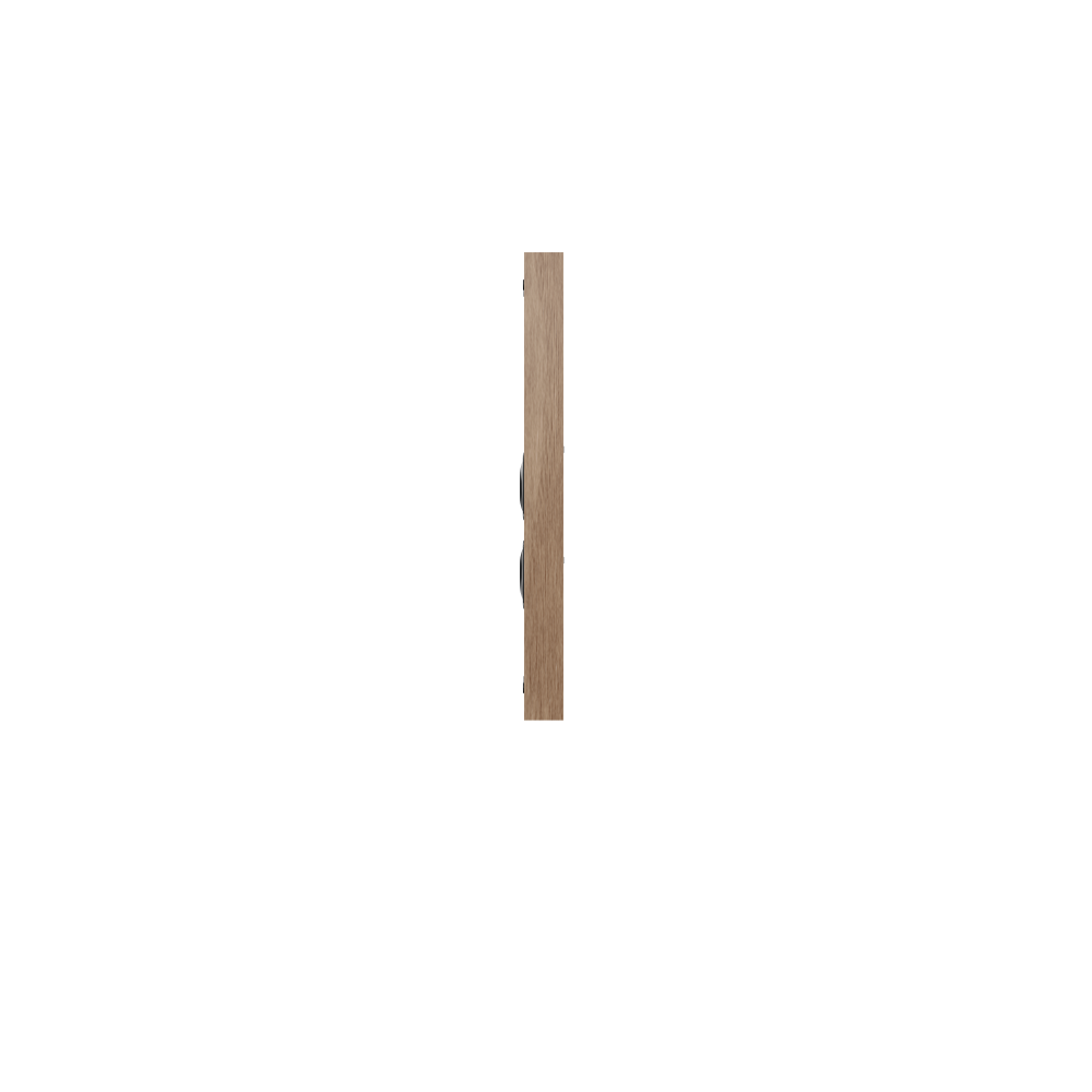 NC3 Speaker, Modern Teak, side