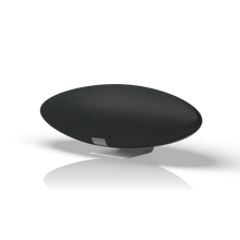 Sideview of a Bowers & Wilkins Zeppelin Pro Wireless Speaker in space grey on a white background - Hi-Fi Centre.