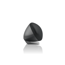 Side view of a Bowers & Wilkins Zeppelin Pro Wireless Speaker in space grey on a white background - Hi-Fi Centre.