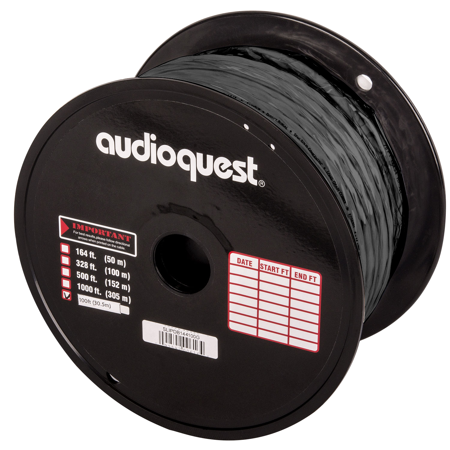 AudioQuest SLiP/DB-14/4 CL3/FT4 In-Wall & Direct Burial Rated Bulk Speaker Cable