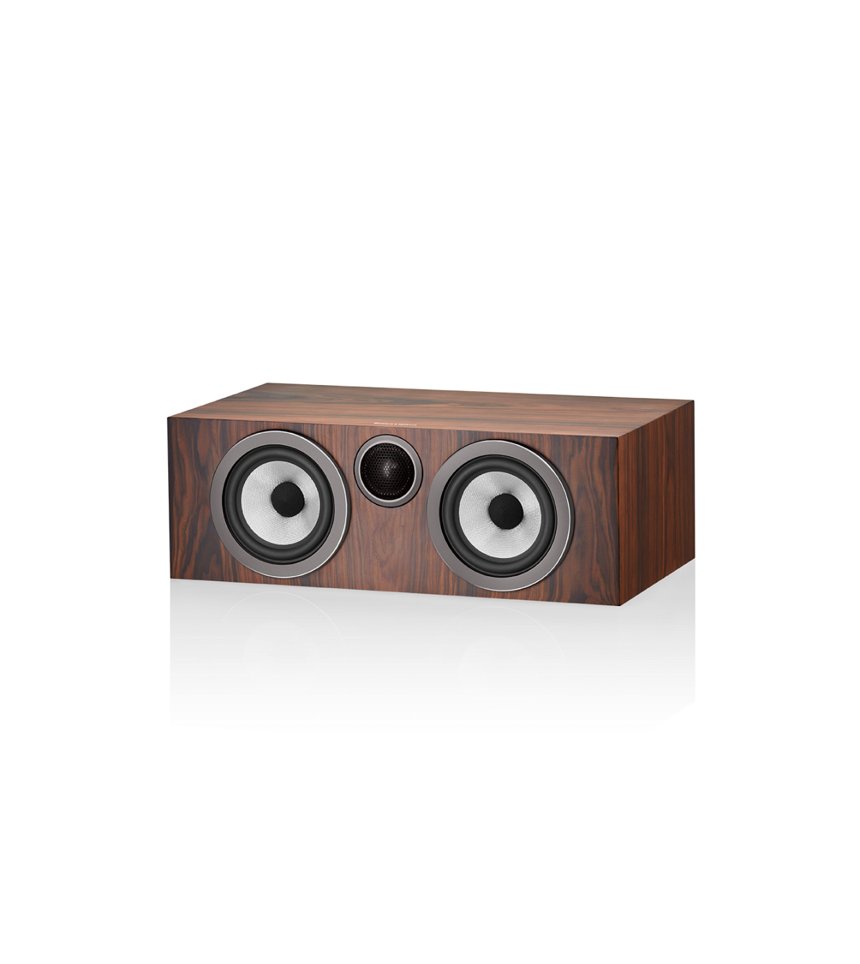 B&W HTM72 S3 Centre Channel speaker in mocha color finish.